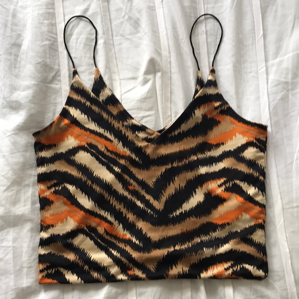 Animal Print Crop Top